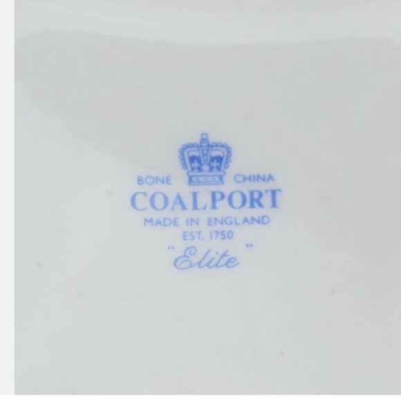 Coalport Elite Gold Bone China Set Made in England Cigarette Holder Two Ashtrays - Picture 8 of 14